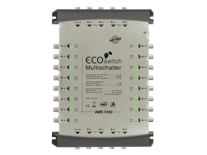 Product: AMS 5160 ECOswitch, Premium, reverse feedable cascade extension module